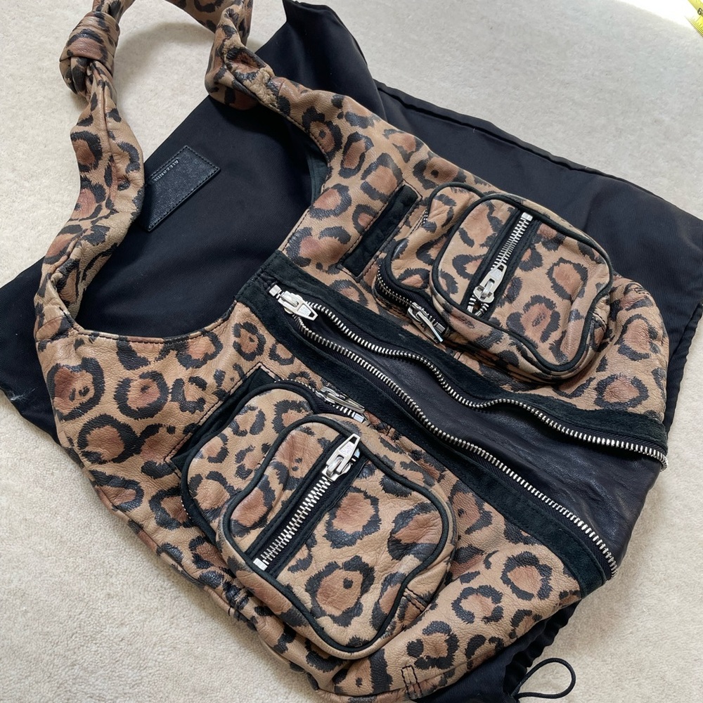Alexander Wang animal print shoulder bag
